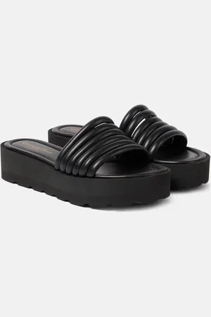 Gianvito Rossi Leather platform sandals