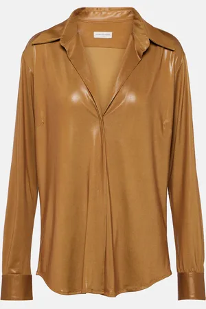 DRIES VAN NOTEN Coated jersey shirt
