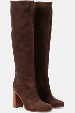 Khaite Willow knee-high suede boots