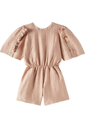 Donsje Femmie hemp-blend playsuit