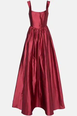 Markarian Ophelia silk corset gown