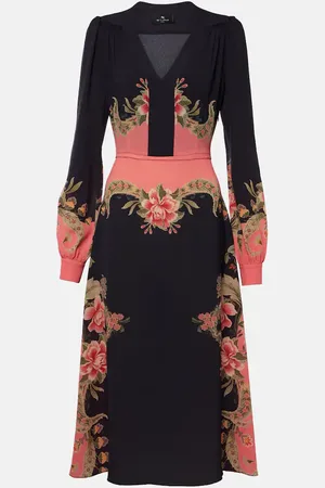 Etro Floral midi dress