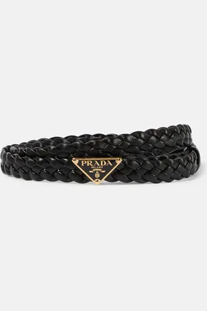 Prada Braided leather belt