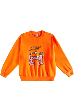 Jelly Mallow Tiger cotton sweatshirt