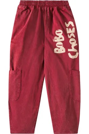 Bobo Choses Logo cotton-blend cargo pants