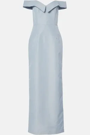 Markarian Sarika off-shoulder taffeta gown
