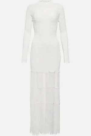 Khaite Cedar fringed maxi dress