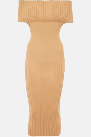 Sportmax Off-shoulder midi dress