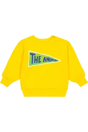 The Animals Observatory Baby printed cotton sweatshirt