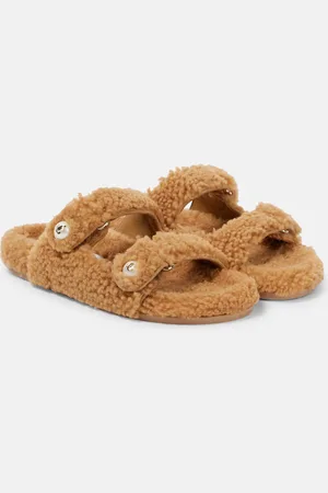 Jimmy Choo Fayence shearling sandals