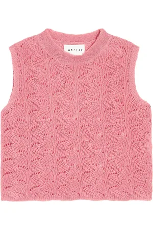 MORLEY Timor cable-knit wool-blend sweater vest