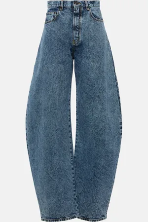 Alaïa High-rise barrel-leg jeans
