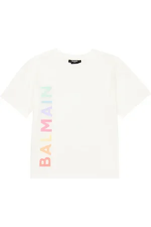Balmain Logo cotton jersey T-shirt