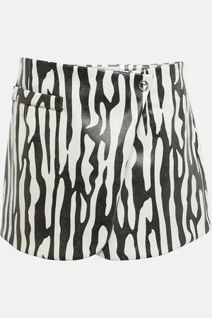 COPERNI Zebra-print warp miniskirt