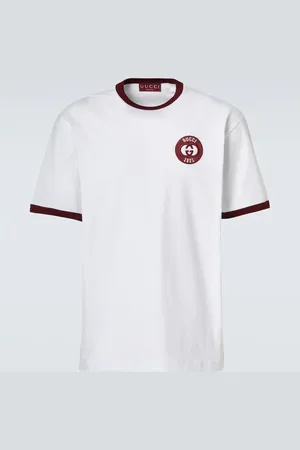 Gucci Printed cotton jersey T-shirt