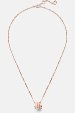 Bvlgari Serpenti Viper 18kt rose gold pendant necklace with diamonds