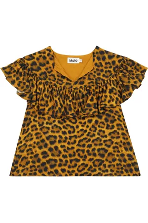 Molo Ripla leopard-print top