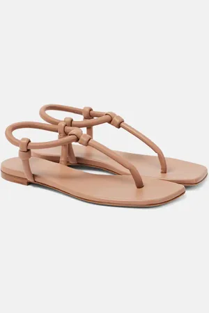 Gianvito Rossi Juno leather thong sandals