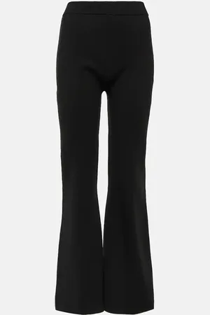 Joseph High-rise silk-blend flared pants