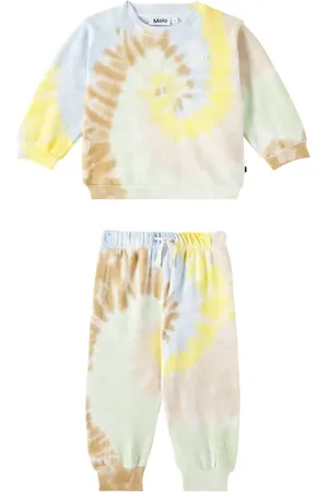 Molo Baby Dear cotton sweatshirt and sweatpants set
