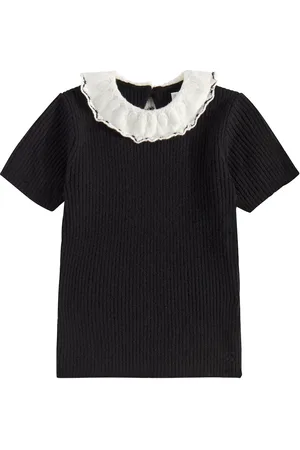 BONPOINT GÃ©nie ruffle-trimmed wool sweater