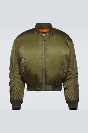 Prada Re-Nylon cropped down bomber jacket