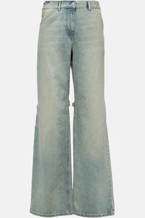 Courrèges Sailor mid-rise wide-leg jeans