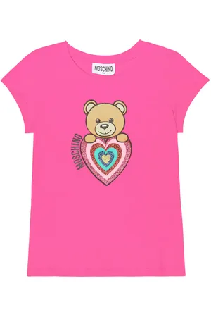 Moschino Glitter logo printed T-shirt