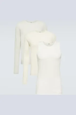 Jil Sander Set of 3 cotton jersey T-shirts