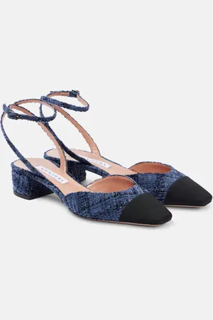 Aquazzura French Flirt 35 tweed pumps