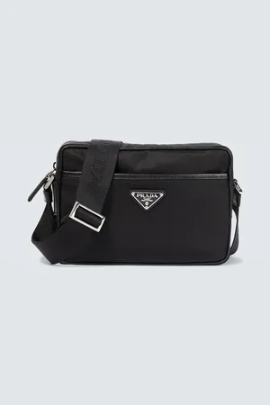 Prada Re-Nylon and leather shoulder bag