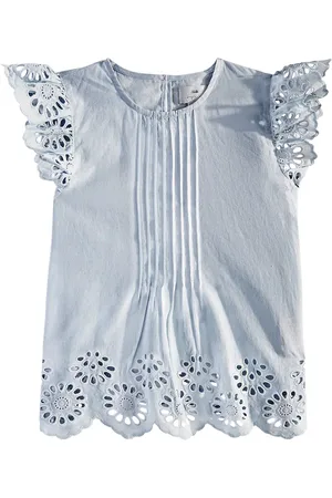 Konges Sløjd Posey broderie anglaise cotton top