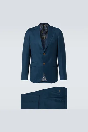 Etro Roma paisley silk suit