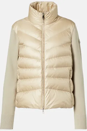 Moncler Down-paneled wool cardigan
