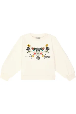 Scotch&Soda Embroidered cotton-blend sweatshirt
