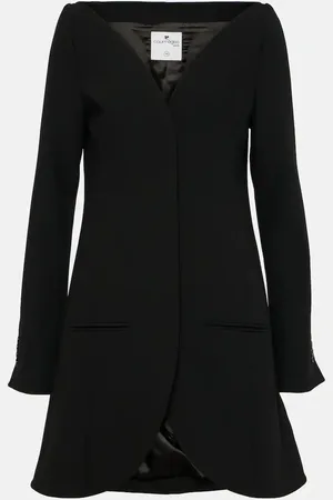 Courrèges Ellipse crÃªpe coat