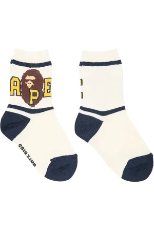 BAPE Printed cotton-blend socks