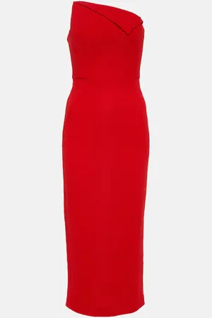 Roland Mouret Origami wool midi dress