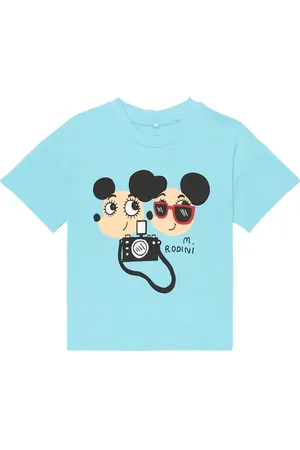 Mini Rodini Printed cotton-blend jersey T-shirt