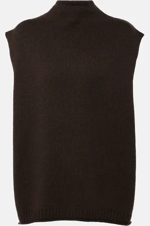 Lisa Yang Tova mockneck cashmere sweater vest