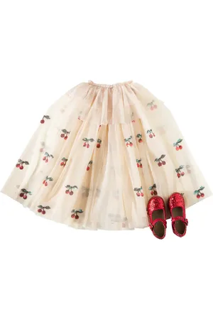 Konges Sløjd Fairy glitter mesh cape and shoes set