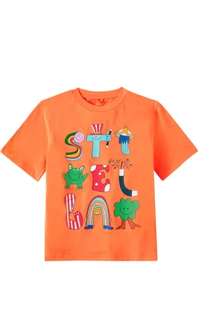 Stella McCartney Printed cotton jersey T-shirt