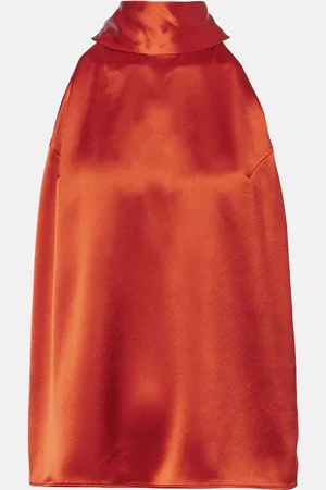 GALVAN Sienna satin top