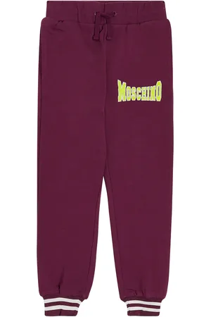 Moschino Logo cotton jersey sweatpants