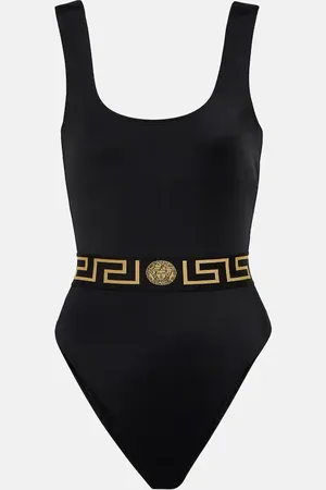 VERSACE Greca printed swimsuit