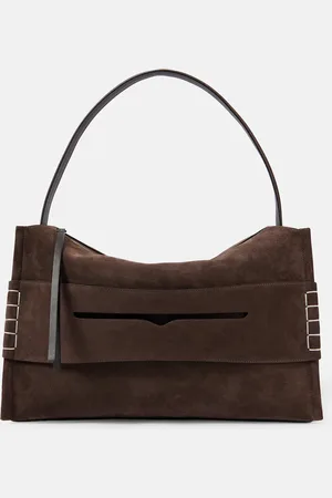 J.W.Anderson Loafer Large suede tote bag