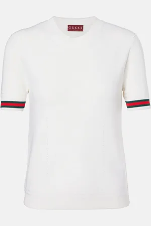 Gucci Web Stripe wool top