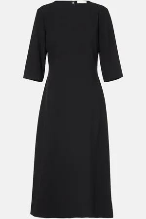 The Row Solene wool-blend midi dress