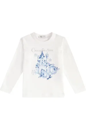 MONNALISA St. Castle cotton-blend T-shirt