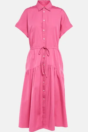 Ralph Lauren Drawstring cotton shirt dress